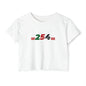 Women's 254 Crop Top — Kenyan Pride Festival Tee