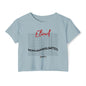 Crop Top —Eliud ''No Human Is Limited'' Graphic Festival Tee