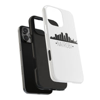 Nairobi Skyline Tough Phone Case — Minimal City Silhouette Protective Cover