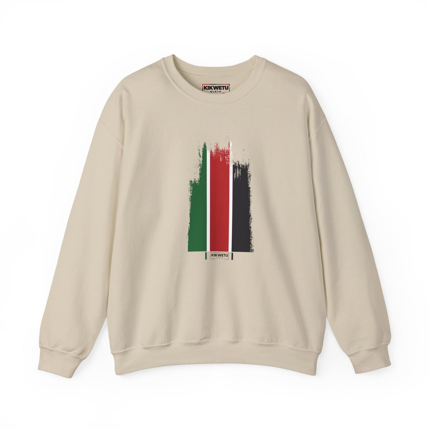 Pan-African Flag Stripe Crewneck Sweatshirt
