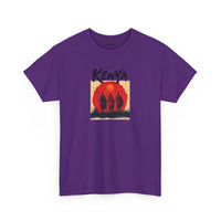 Kenya Sunset Tee — Safari Silhouette Graphic T-Shirt