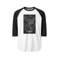 Nairobi Map Raglan Shirt — Vintage City Street Map Baseball Tee
