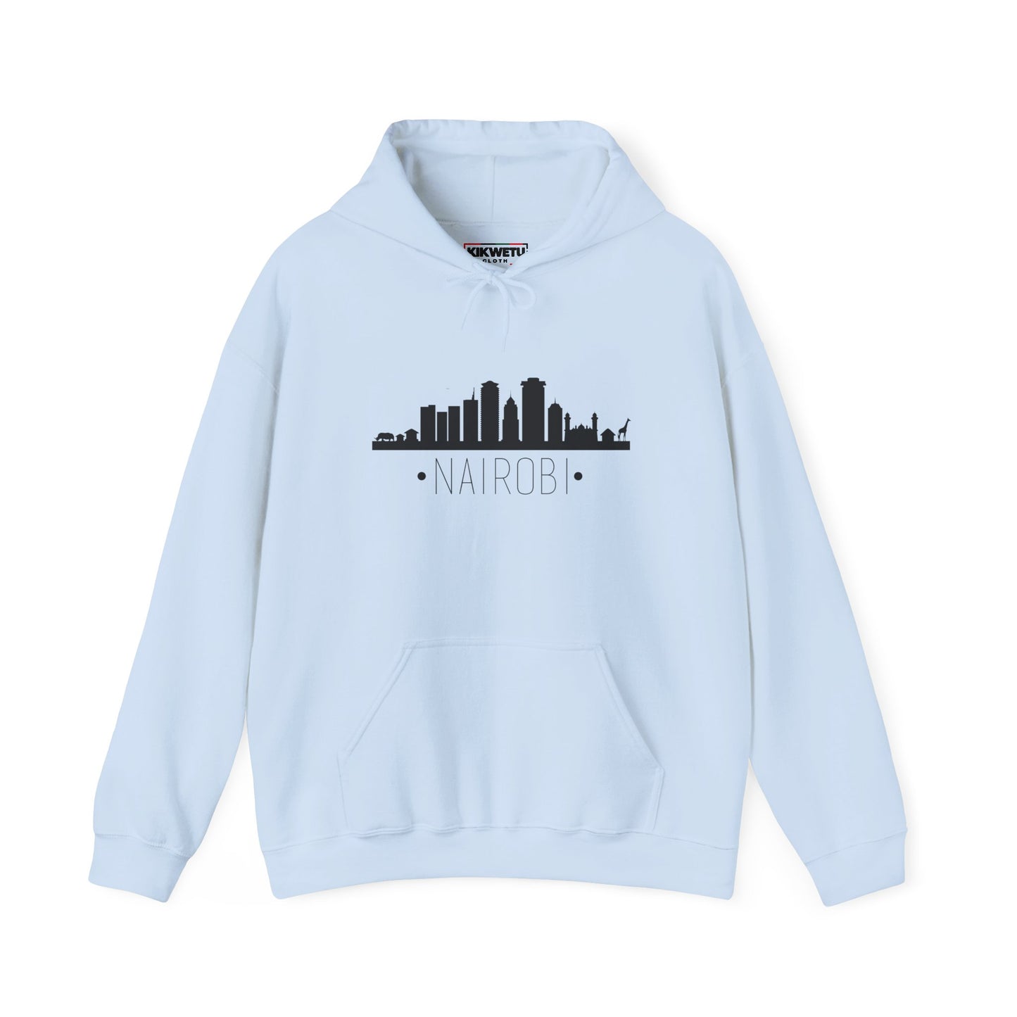 Nairobi Skyline Hoodie — Minimal Cityscape Pullover