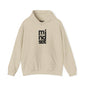 Mindset Vertical Logo Hoodie — Minimal Motivational Hooded Sweatshirt
