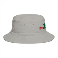 254 Retro Stripe Bucket Hat — Pan-African Colors Streetwear
