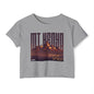 Mt. Kenya Sunrise Crop Top — Women's Festival Graphic Tee with Coordinates