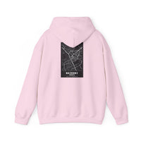 Nairobi City Map Hoodie — Minimal Black Street Map Sweatshirt
