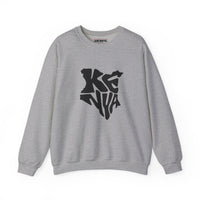 Kenya Map Typography Crewneck Sweatshirt