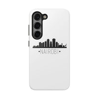 Nairobi Skyline Tough Phone Case — Minimal City Silhouette Protective Cover