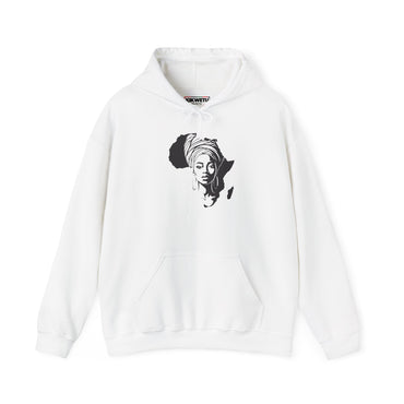 Africa embroidered unisex Heavy Blend™ Hooded Sweatshirt