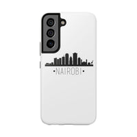 Nairobi Skyline Tough Phone Case — Minimal City Silhouette Protective Cover