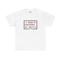 Nairobi Coordinates T‑Shirt — 1.2921S 36.8219E Kenyan City Pride Tee