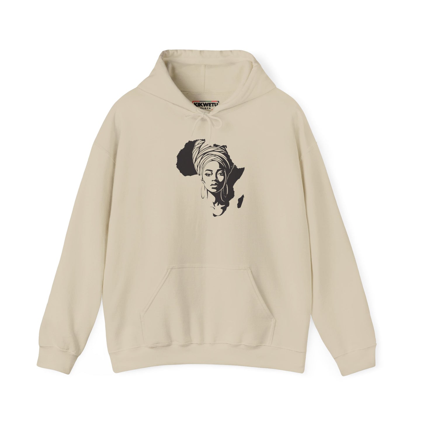 Africa embroidered unisex Heavy Blend™ Hooded Sweatshirt