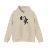 Africa embroidered unisex Heavy Blend™ Hooded Sweatshirt