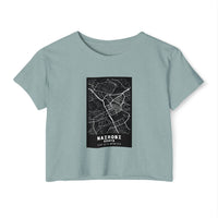 Nairobi Map Crop Top — Women's City Map Festival Tee