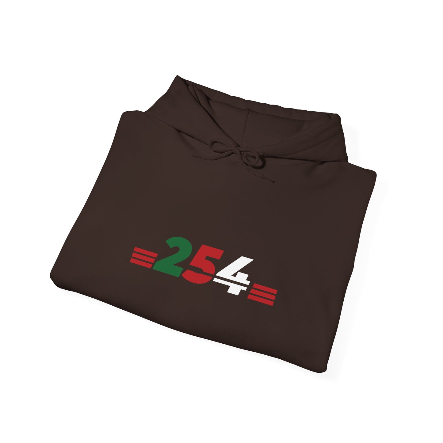 Hoodie - '254' Kenya Flag Stripe Pullover Hoodie