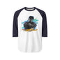 Raglan Shirt — Retro Street Portrait Graphic Tee