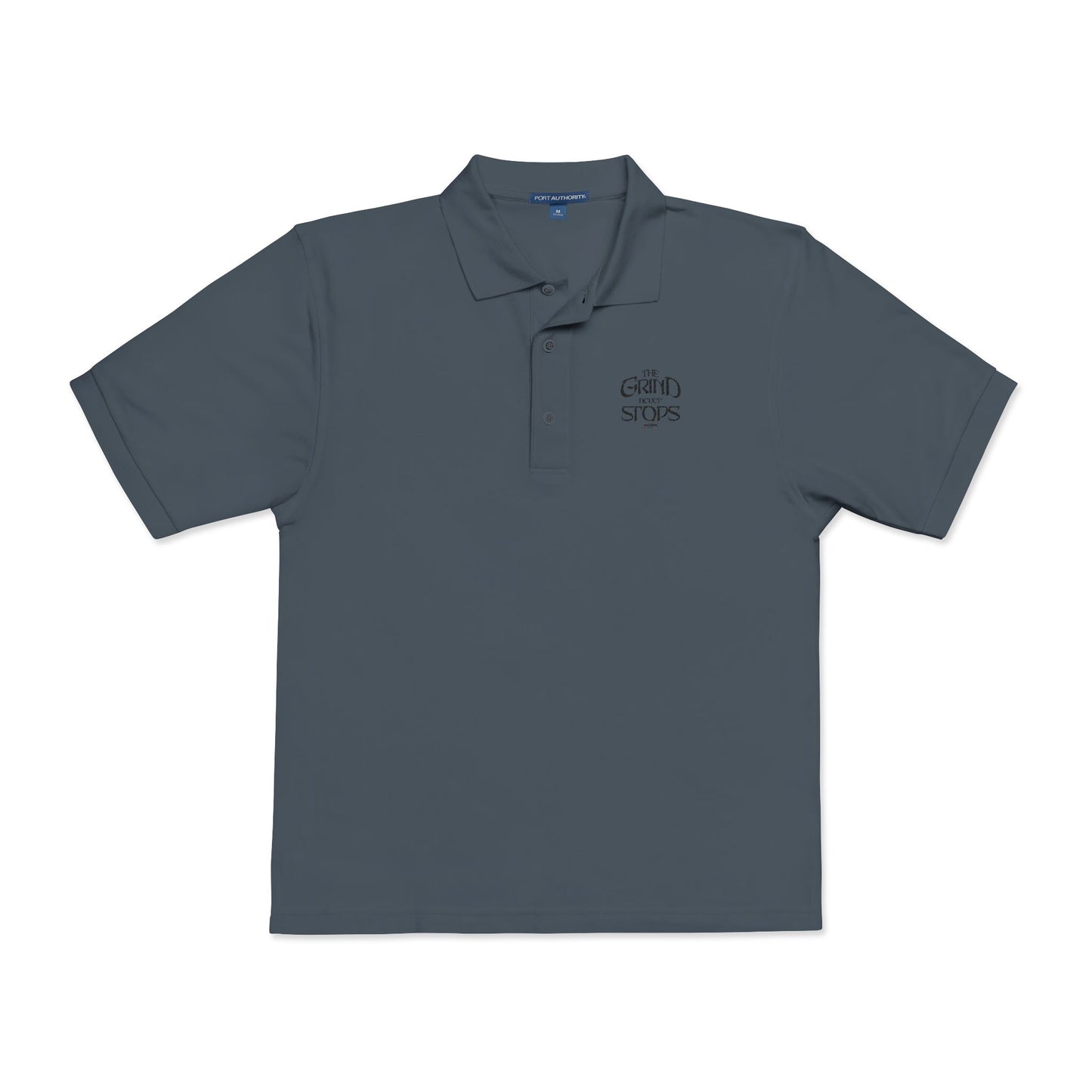 Embroidered 'Caution: Siren' Polo Shirt