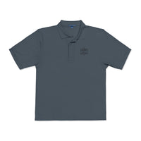 Embroidered 'Caution: Siren' Polo Shirt