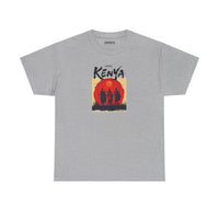 Kenya Sunset Tee — Safari Silhouette Graphic T-Shirt