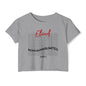 Crop Top —Eliud ''No Human Is Limited'' Graphic Festival Tee