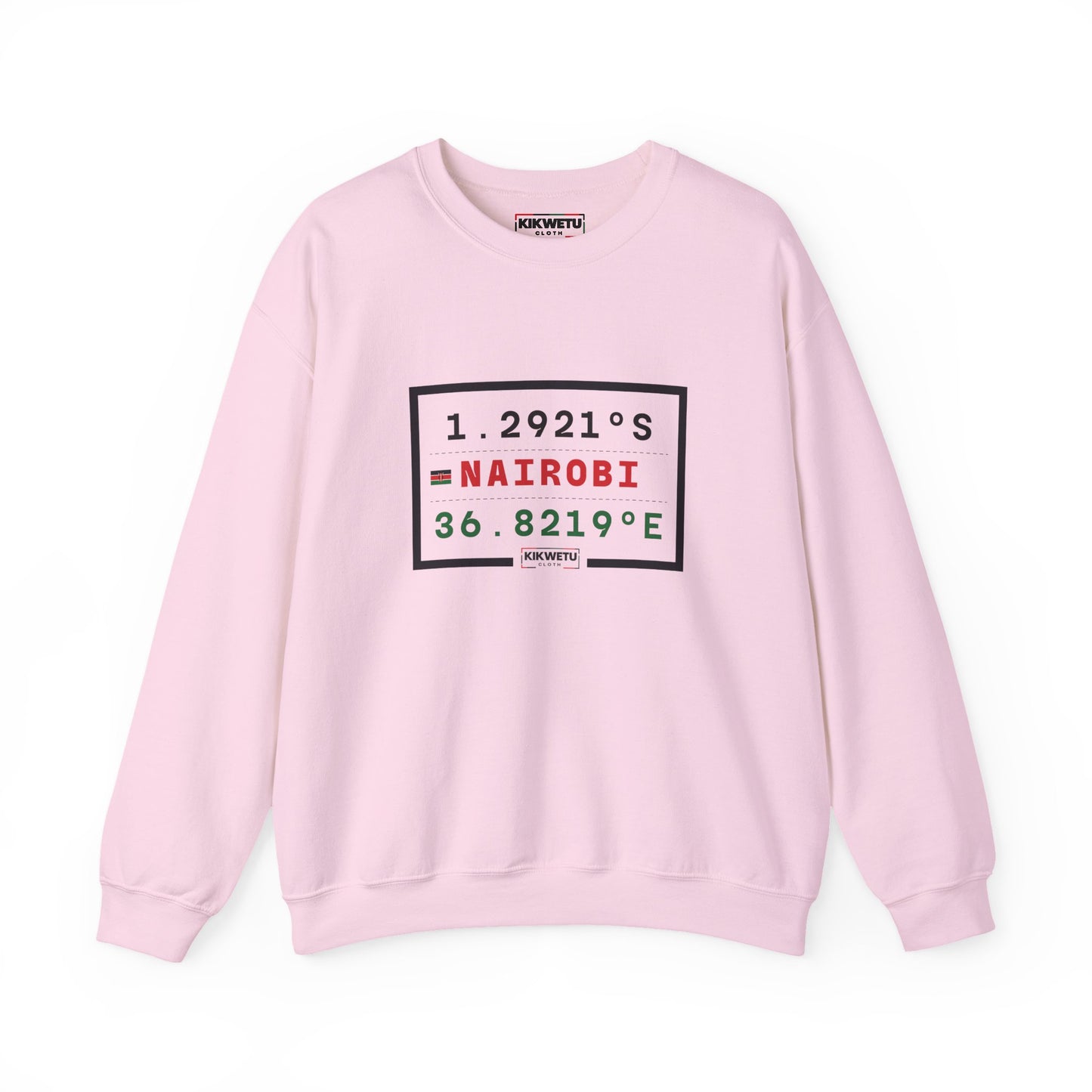 Nairobi Coordinates Crewneck Sweatshirt