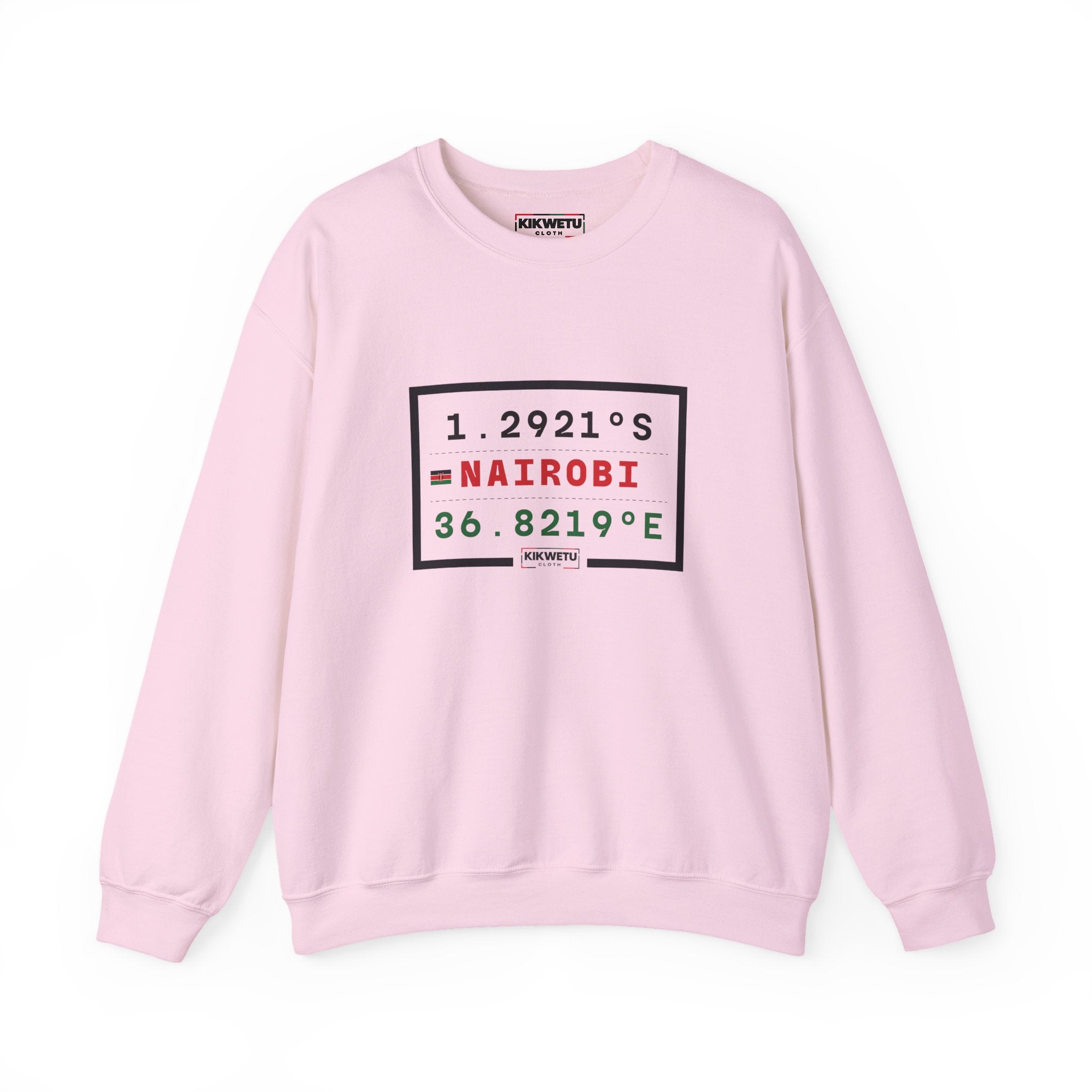 Nairobi Coordinates Crewneck Sweatshirt