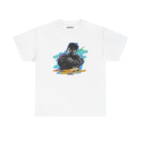 T-Shirt — Retro Portrait Tee (Bold Color Brushstroke Design)