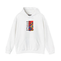 Keep Your Head Up Hoodie — Motivational Graphic Hoodie with Colorful Abstract Art