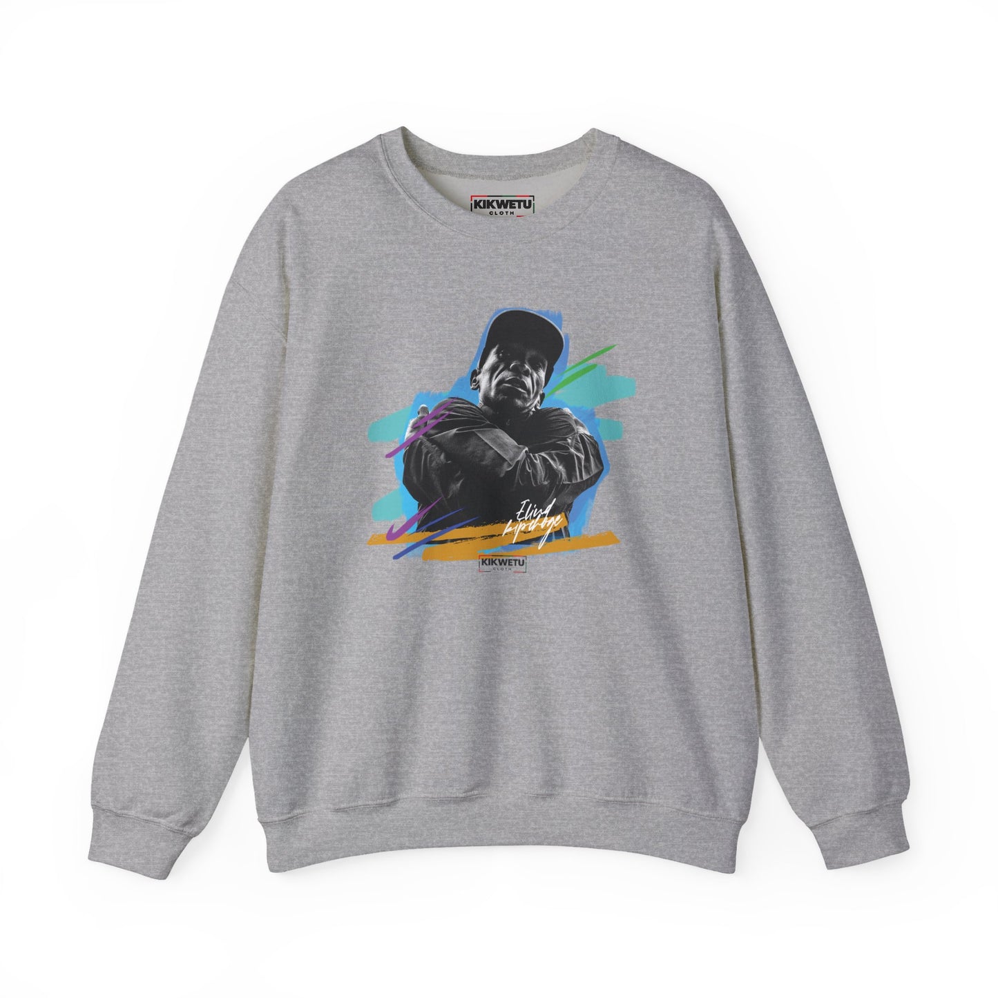 Crewneck Sweatshirt — Retro Hip-Hop Graphic "Legends Never Die"