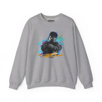 Crewneck Sweatshirt — Retro Hip-Hop Graphic "Legends Never Die"