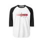 Stay Humble Raglan Shirt — Black & White 3/4 Sleeve Baseball Tee