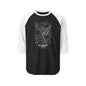 Nairobi Map Raglan Shirt — Vintage City Street Map Baseball Tee