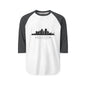 Nairobi Skyline Raglan Shirt — Cityscape Baseball Tee