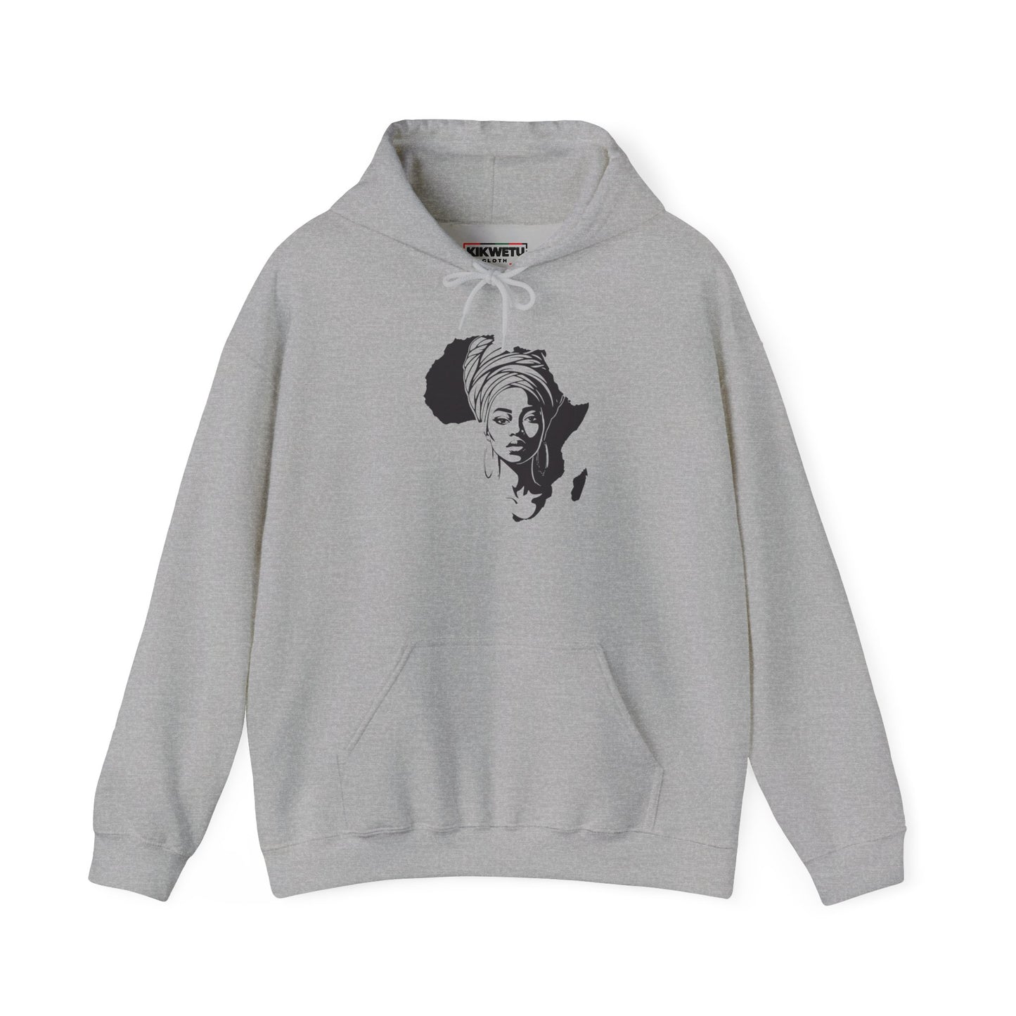 Africa embroidered unisex Heavy Blend™ Hooded Sweatshirt