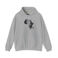 Africa embroidered unisex Heavy Blend™ Hooded Sweatshirt