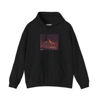 Mt. Kenya Scenic Hoodie — Vintage Sunset Mountain Graphic