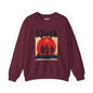 Kenya Safari Crewneck Sweatshirt — African Sunset Masai Design