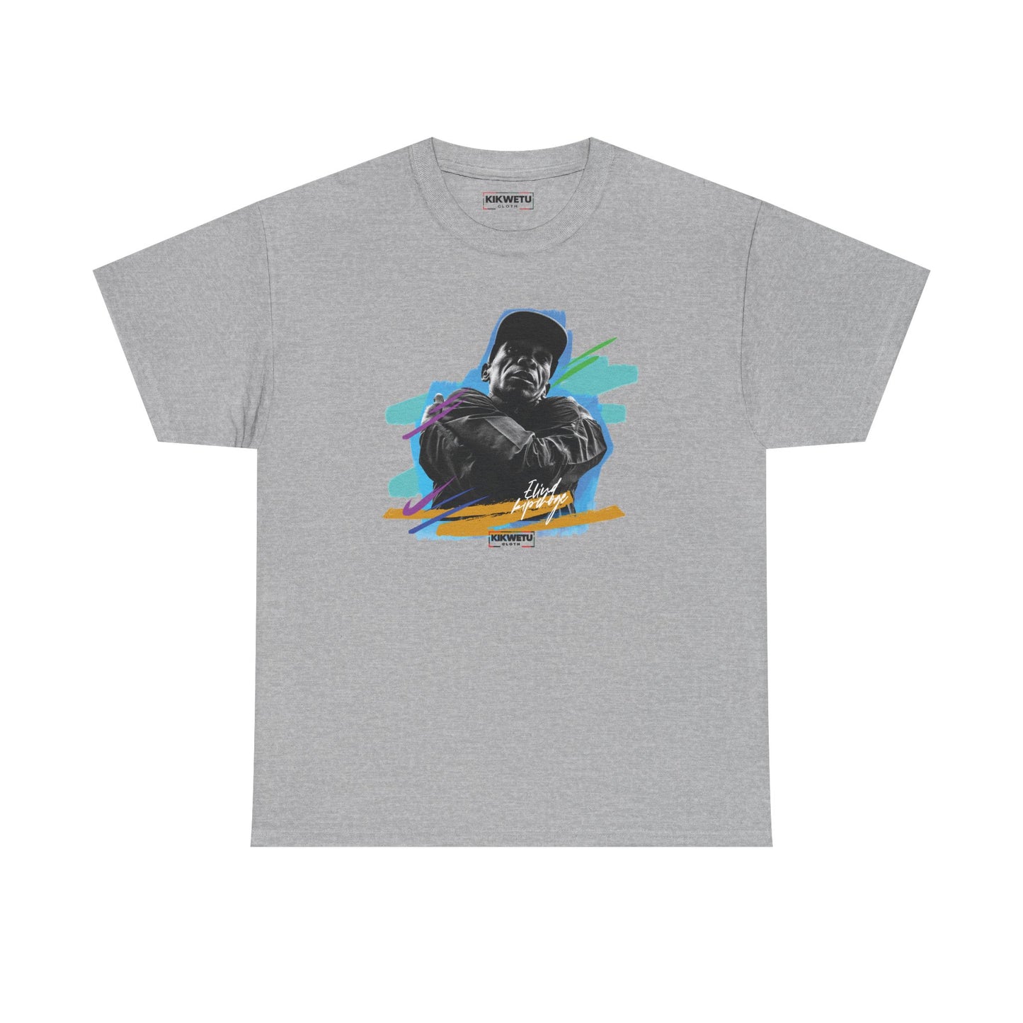 T-Shirt — Retro Portrait Tee (Bold Color Brushstroke Design)