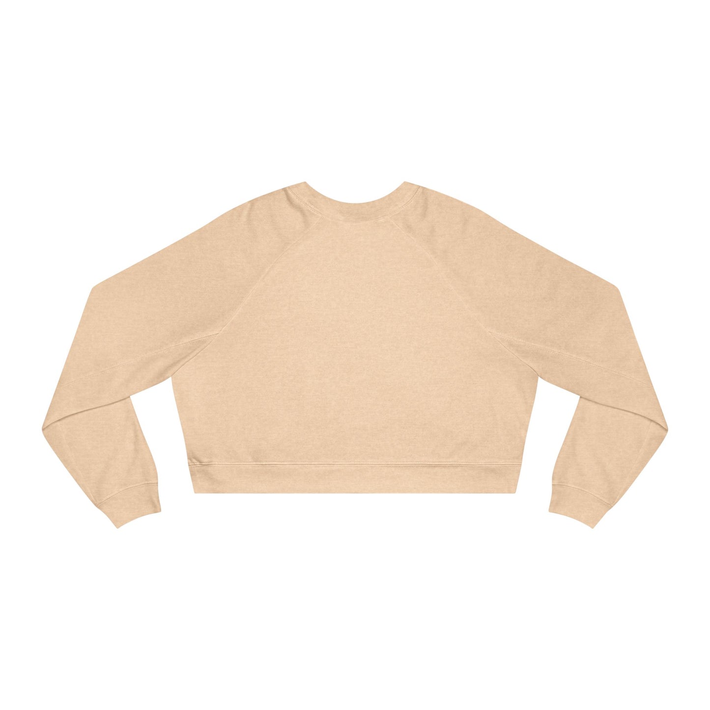 Cropped Pullover — Minimal Abstract Art "Ni God kila wakati''