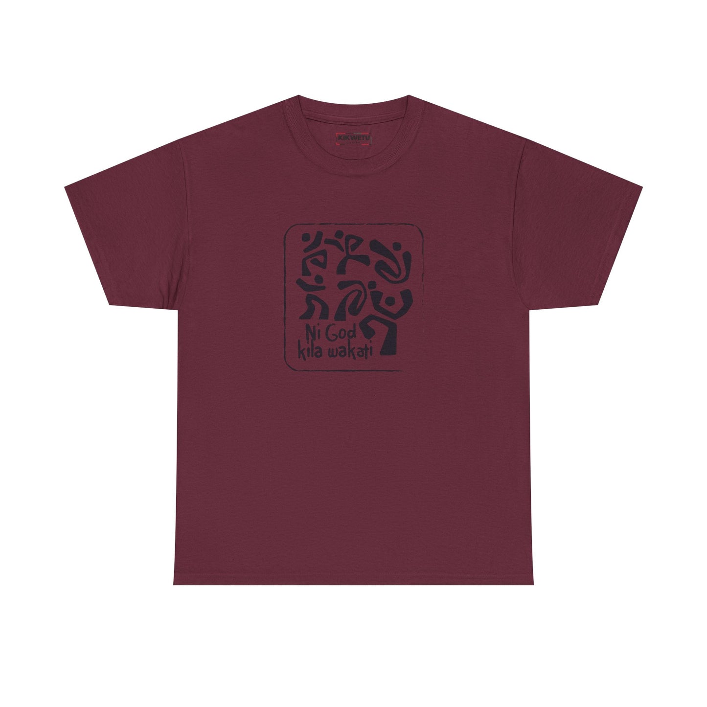 Ni God Kila Wakati Tee — Minimalist Swahili Graphic T‑Shirt