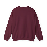 Inspirational Crewneck Sweatshirt — "KEEP YOUR HEAD UP & YOUR GAME UP" Motivational Graphic