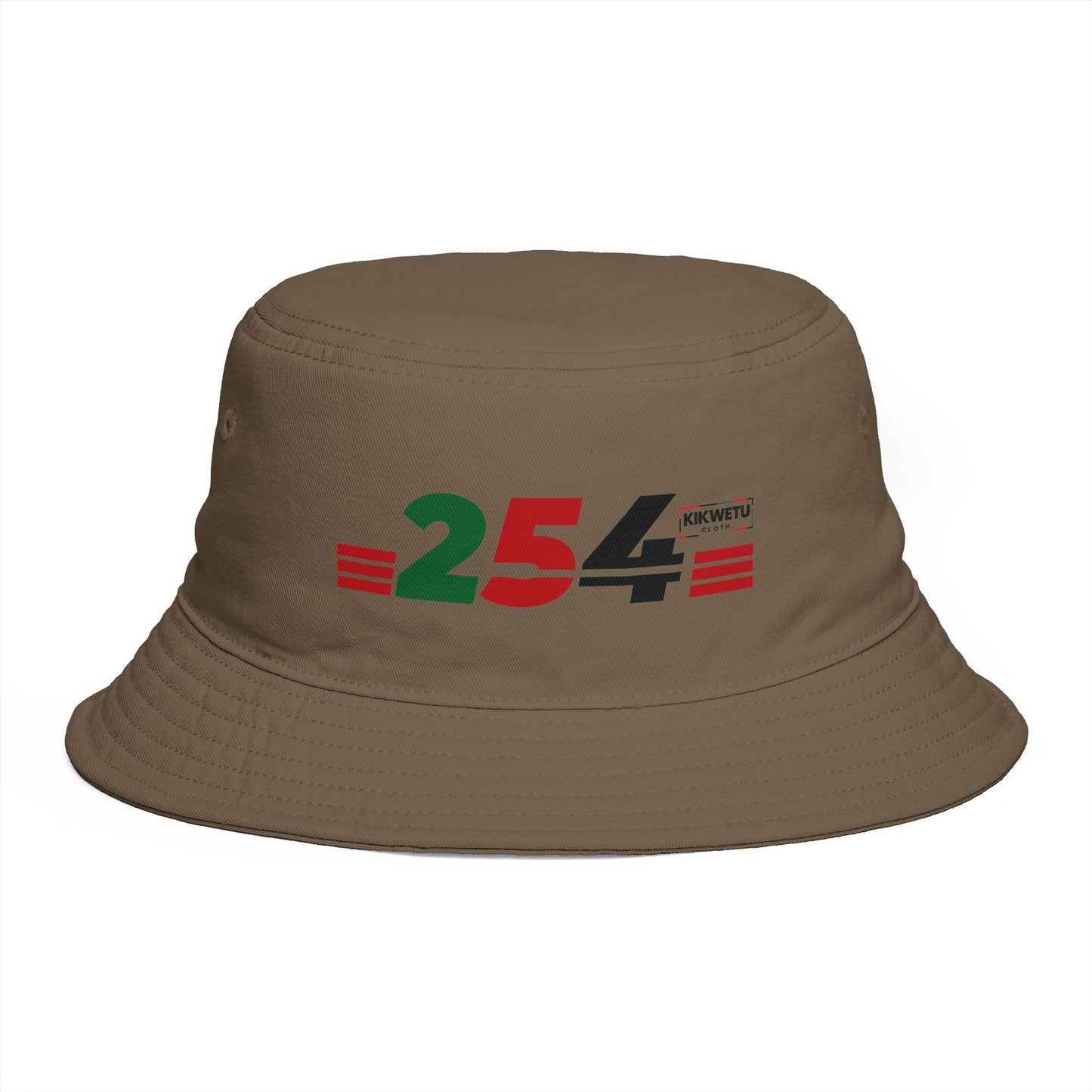 254 Retro Stripe Bucket Hat — Pan-African Colors Streetwear