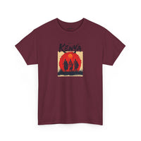 Kenya Sunset Tee — Safari Silhouette Graphic T-Shirt