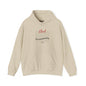 Eliud 'NO HUMAN IS LIMITED' Script Hoodie — Minimal White Pullover