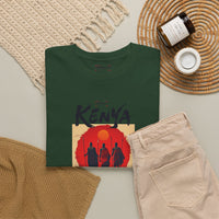 Kenya Sunset Tee — Safari Silhouette Graphic T-Shirt