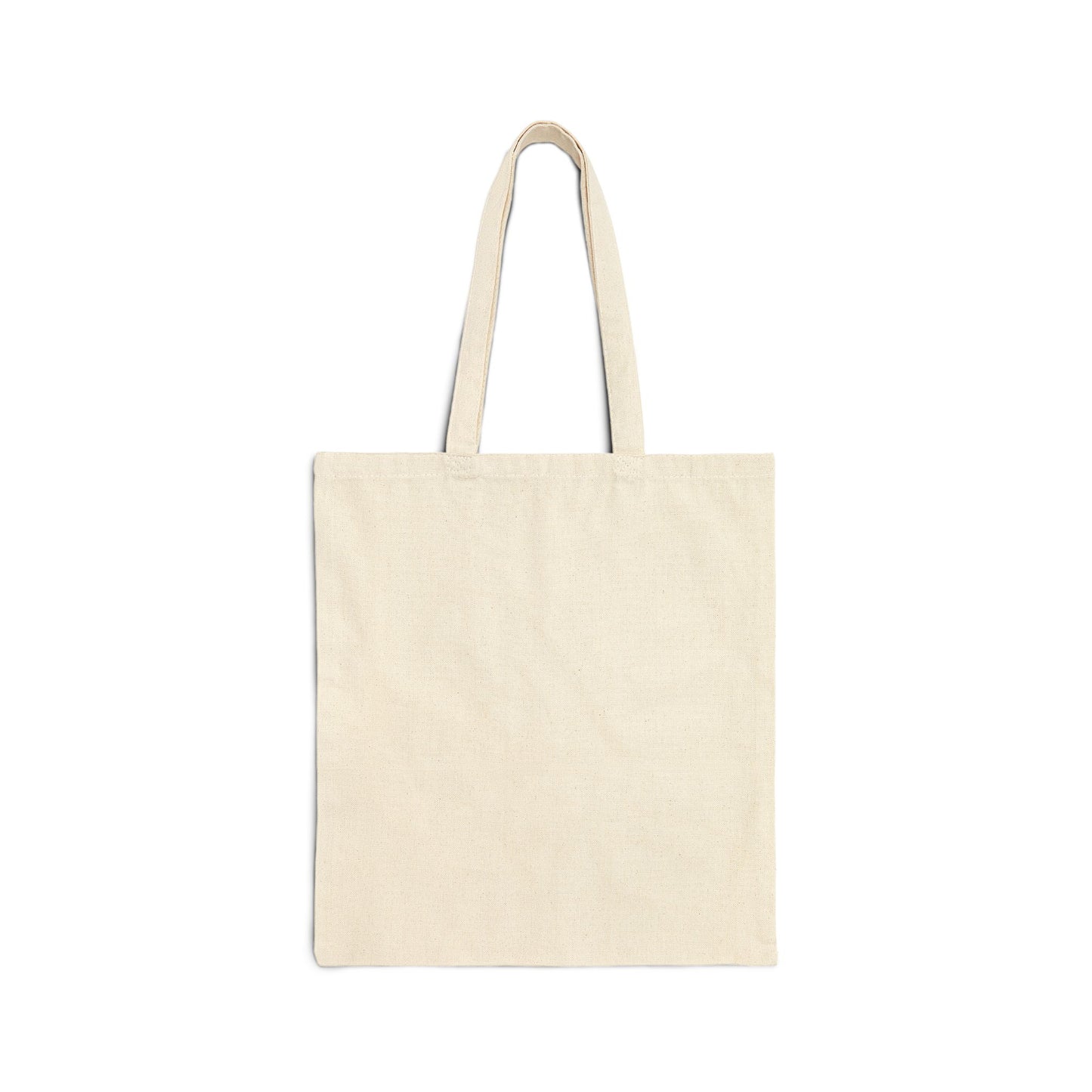 Canvas Tote Bag – Afrocentric Headwrap Silhouette Tote (Natural)