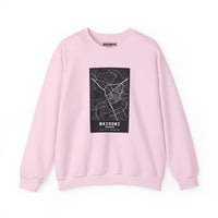 Nairobi city map Unisex Heavy Blend™ Crewneck Sweatshirt