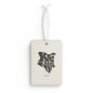 Kenya Map Car Air Freshener — Minimal Black Typography Scented Ornament
