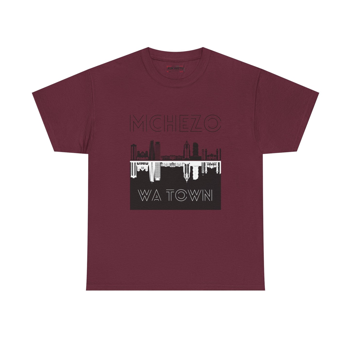 Mchezo Wa Town T-Shirt — Swahili City Skyline Graphic Tee
